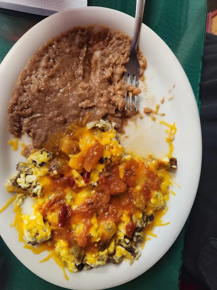 Sausage and Egg and Cheese with Beans